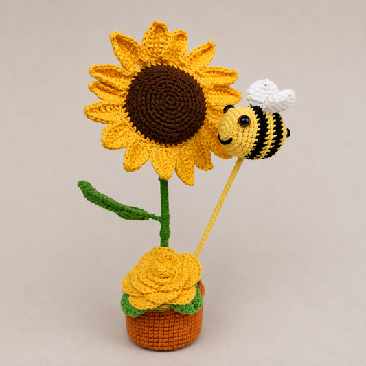 MACETA ETERNA CON ABEJA